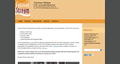 Desktop Screenshot of commonstream.org