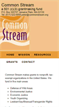 Mobile Screenshot of commonstream.org