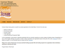 Tablet Screenshot of commonstream.org